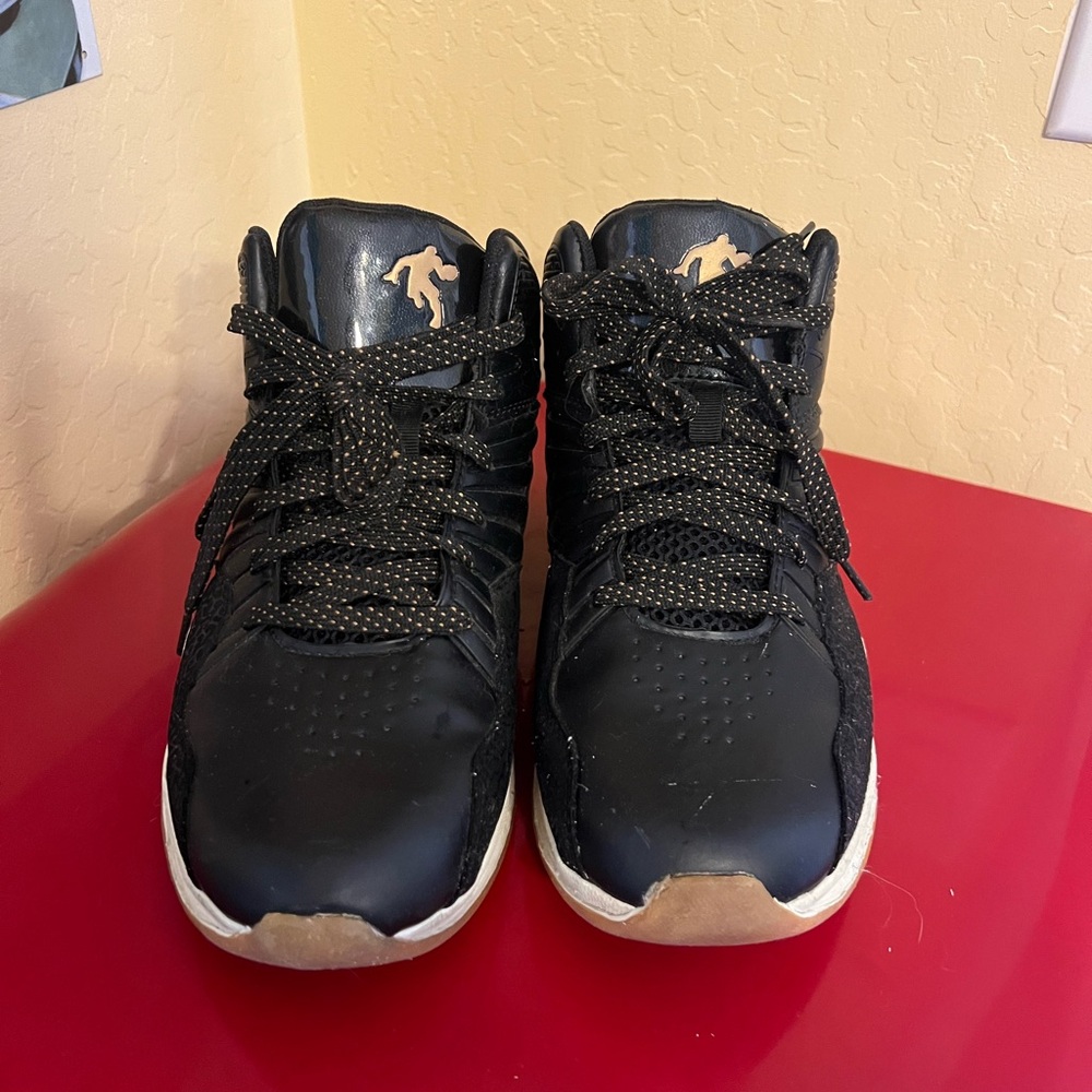 And1 Black High-Top Sneakers
